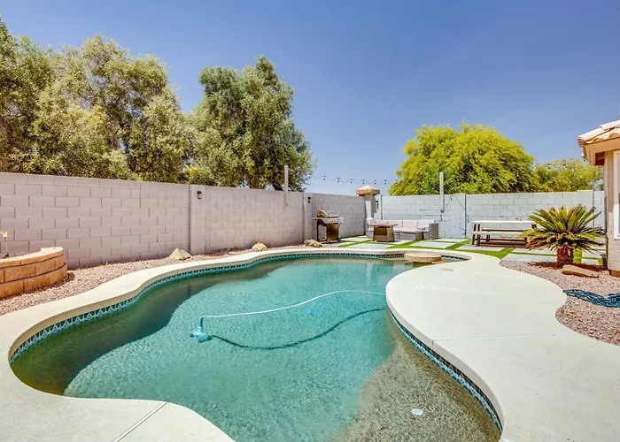 5 Mi To Dtwn Gilbert! Desert Gem W/ Fenced-in Pool *